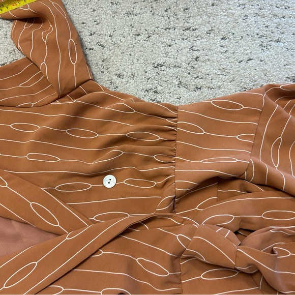 C/MEO Collective S EUC ultra wrap classic pattern blouse dress classic and lux - Picture 13 of 15